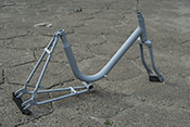 rama + widelec rower Pinio zapodkładowana